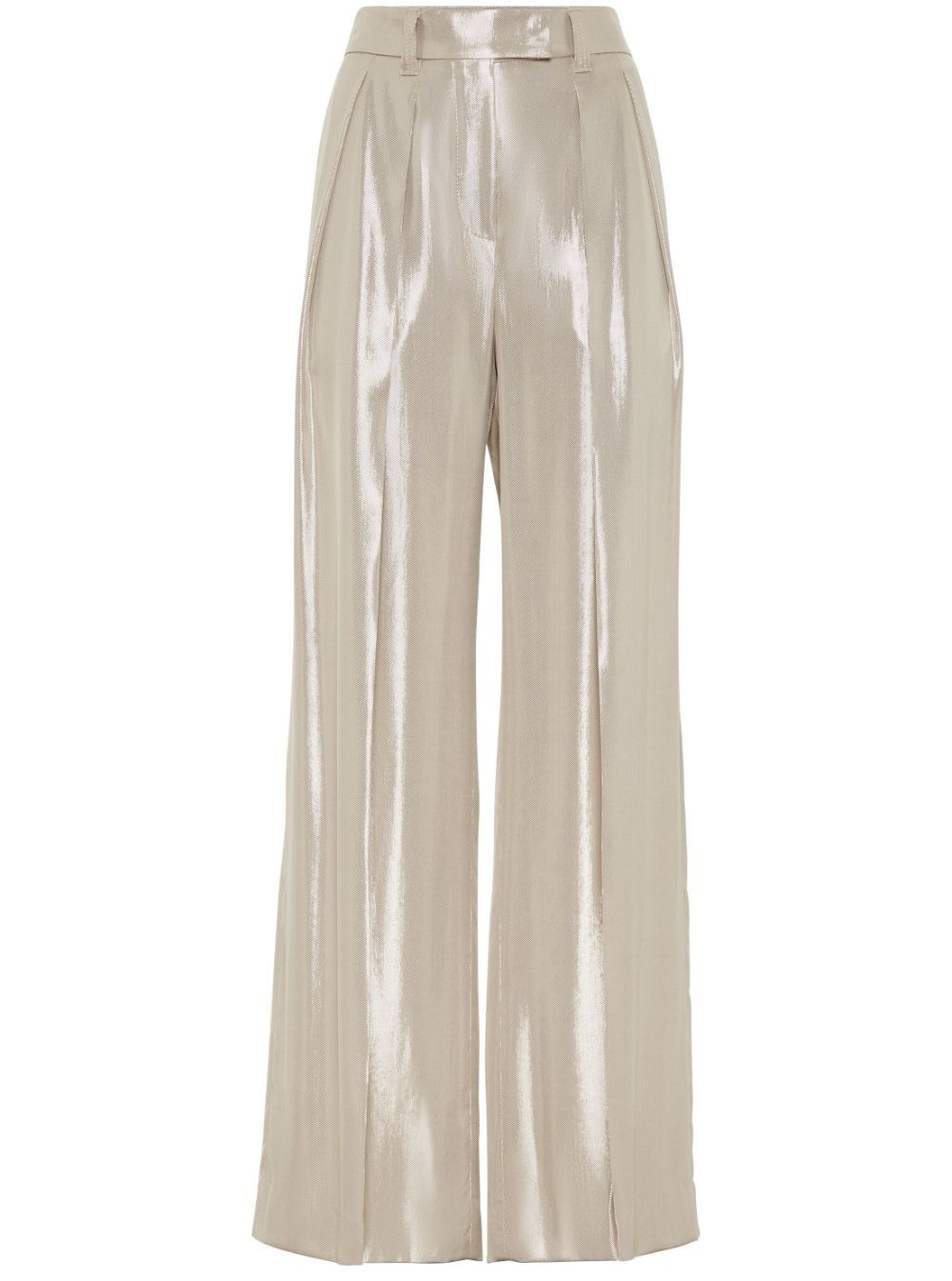 パンツ BRUNELLO CUCINELLI PANTALONE IN SATIN CADY Brunello Cucinelli Satin Cady Wide-Leg Pants | Neiman Marcus